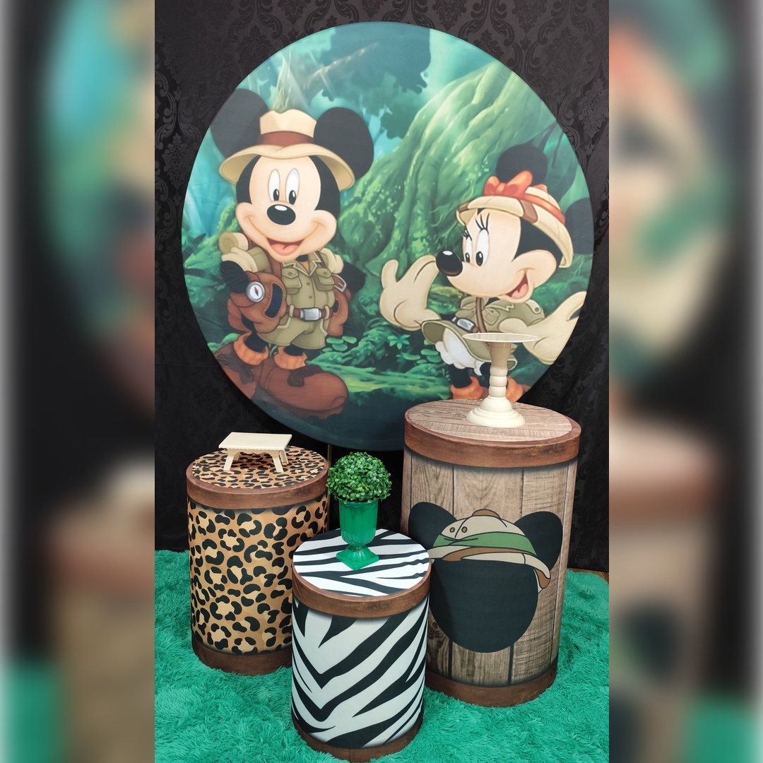 Mickey E Minnie Safari Básico - Raio de Sol