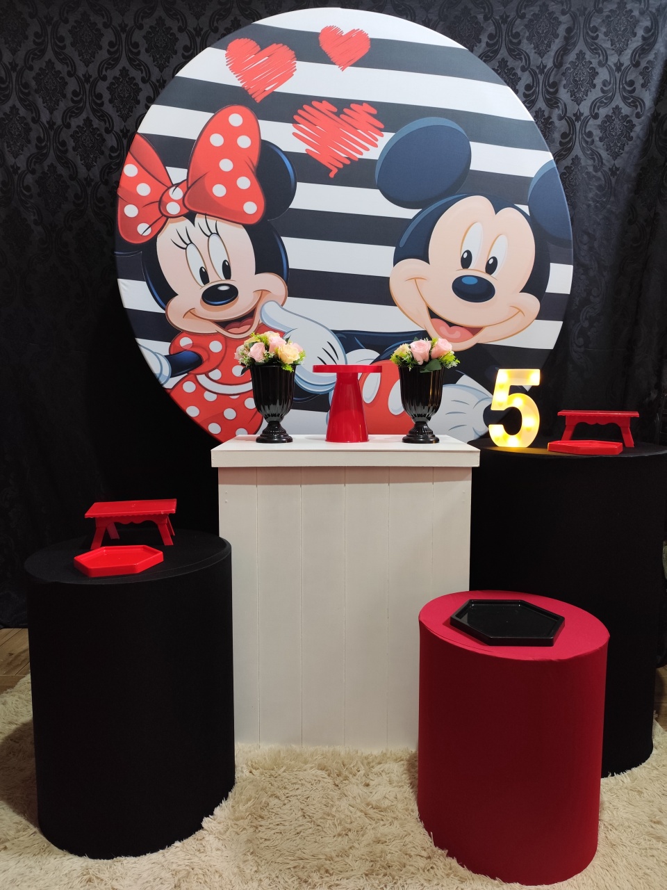 Minnie E Mickey Médio - Raio de Sol