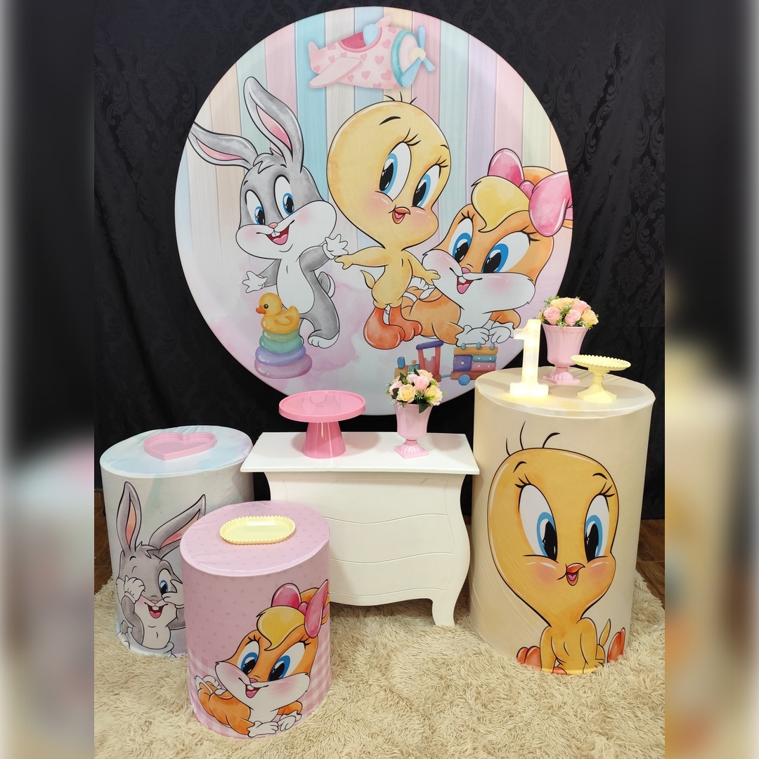 Looney Tunes Rosa Médio - Raio de Sol