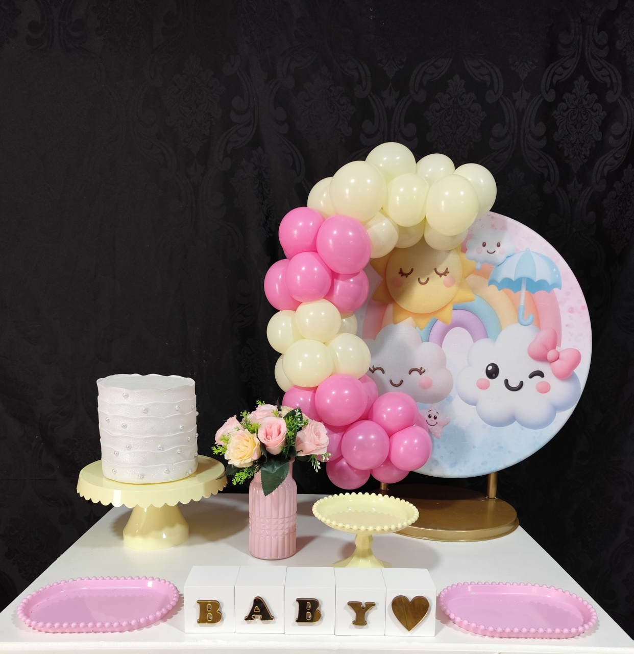 Mini Kit Chuva de Amor Chá de Bebê - Raio de Sol