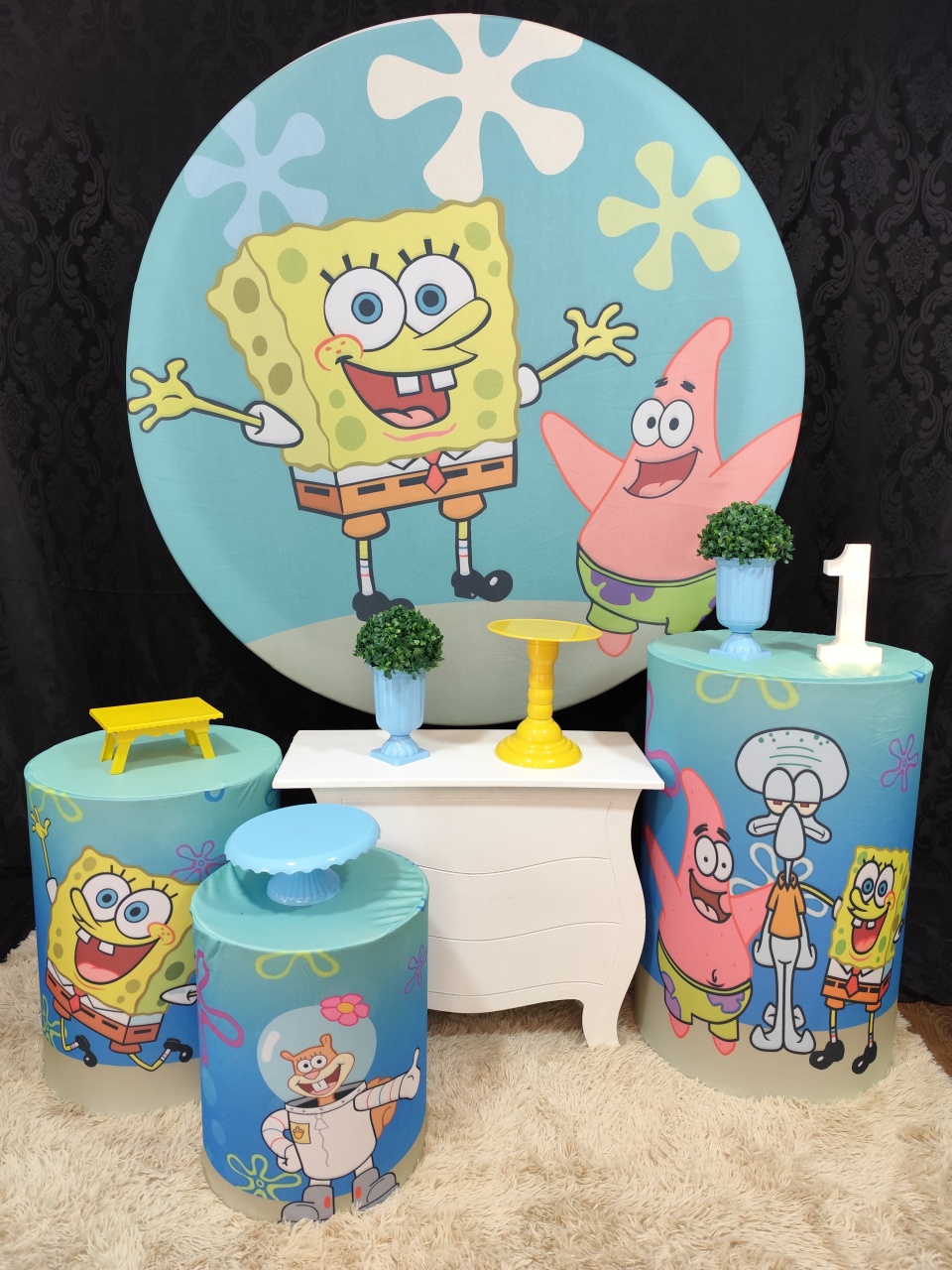 Kit Médio Bob Esponja 1 - Raio de Sol