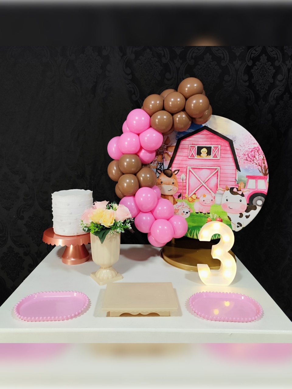 Mini Kit Fazendinha Rosa - Raio de Sol