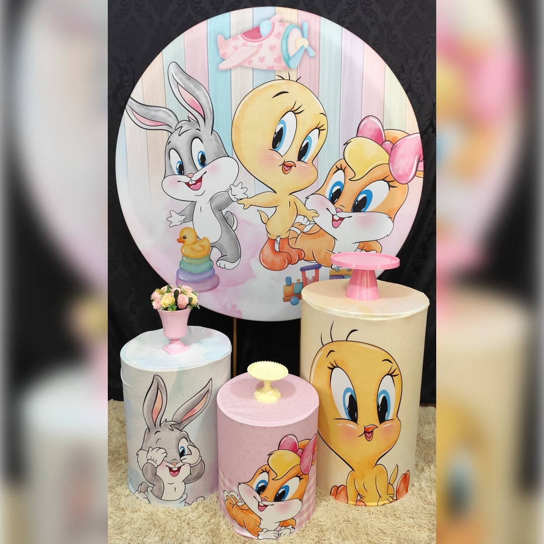 Looney Tunes Rosa Básico - Raio de Sol