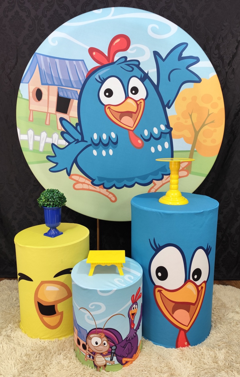 Galinha Pintadinha Azul Básico - Raio de Sol