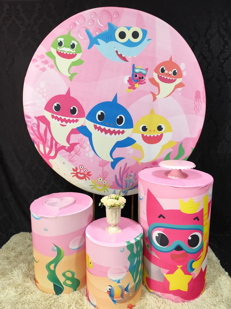 Baby Shark Rosa Kit Básico - Raio de Sol