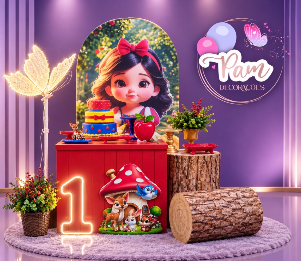 Pegue E Monte Branca de Neve Baby - Pegueemontedapam