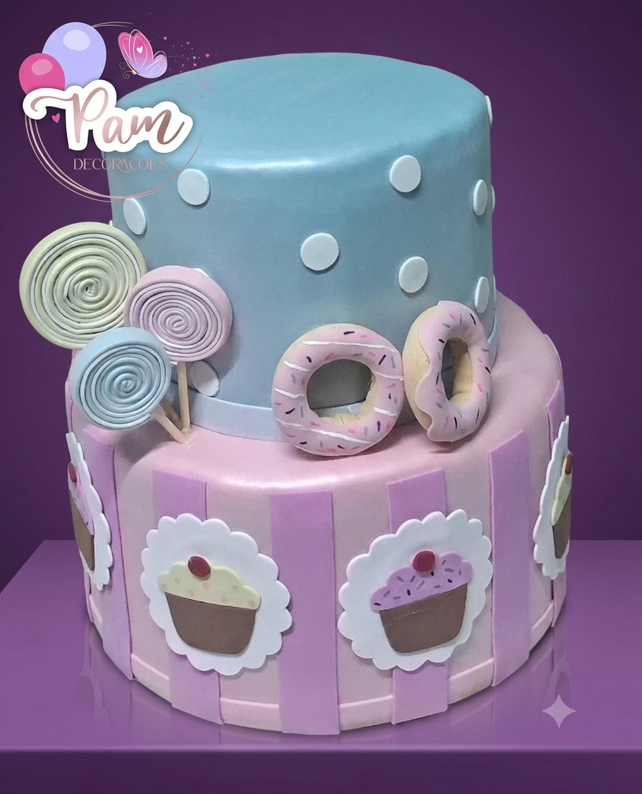 Bolo Fake Confeitaria - Pegueemontedapam
