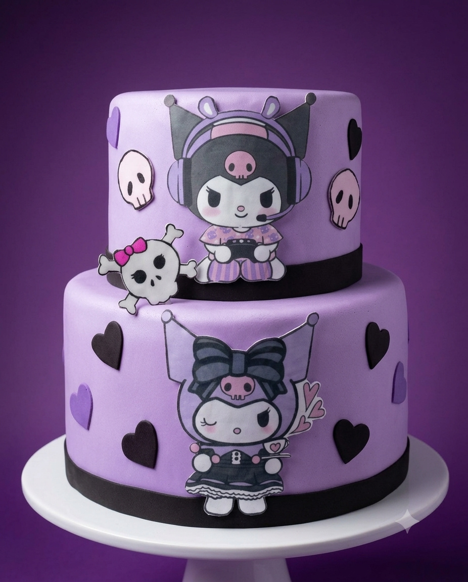 Bolo Fake Kuromi - Pegueemontedapam