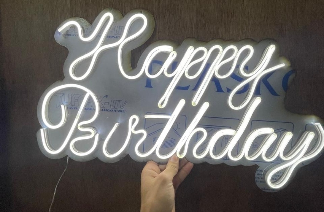 Frase Happy Birthday (60Cm) - Pegueemontedapam
