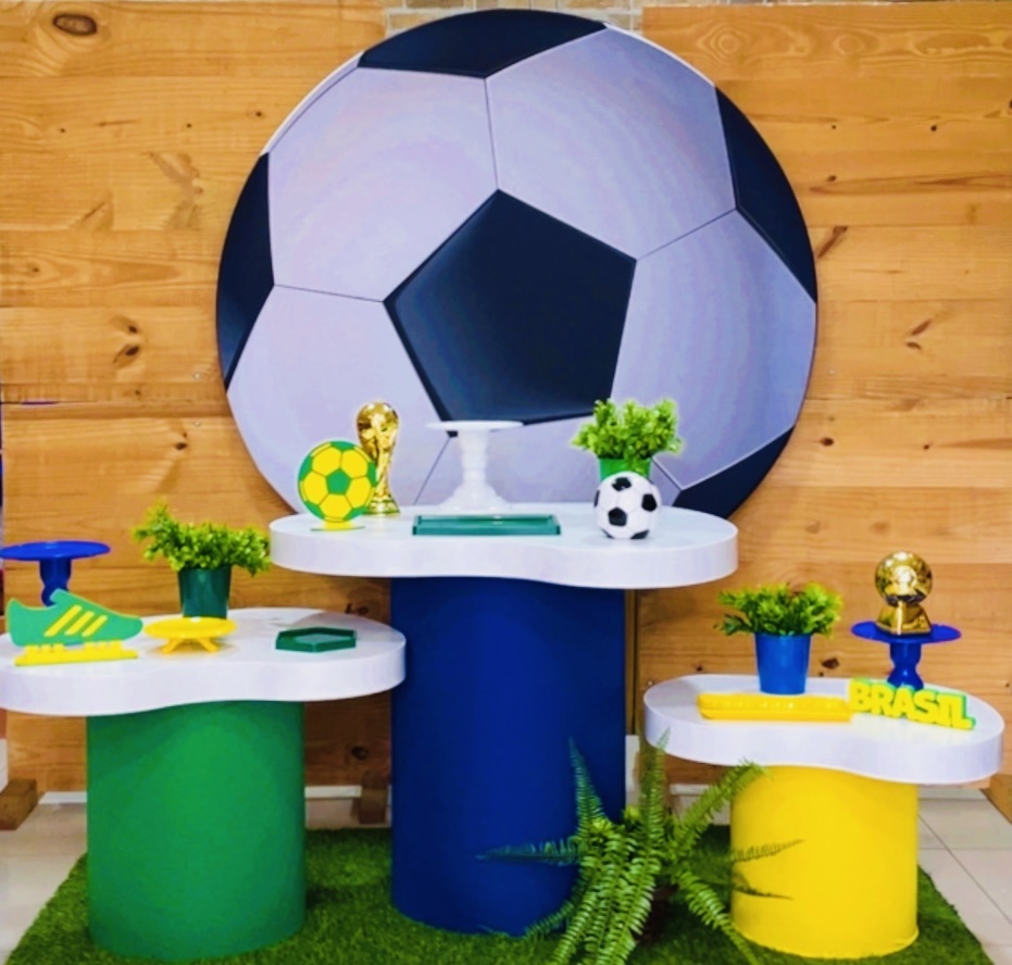 Kit Brasil Bola C/ Tampo - Comemore com encanto