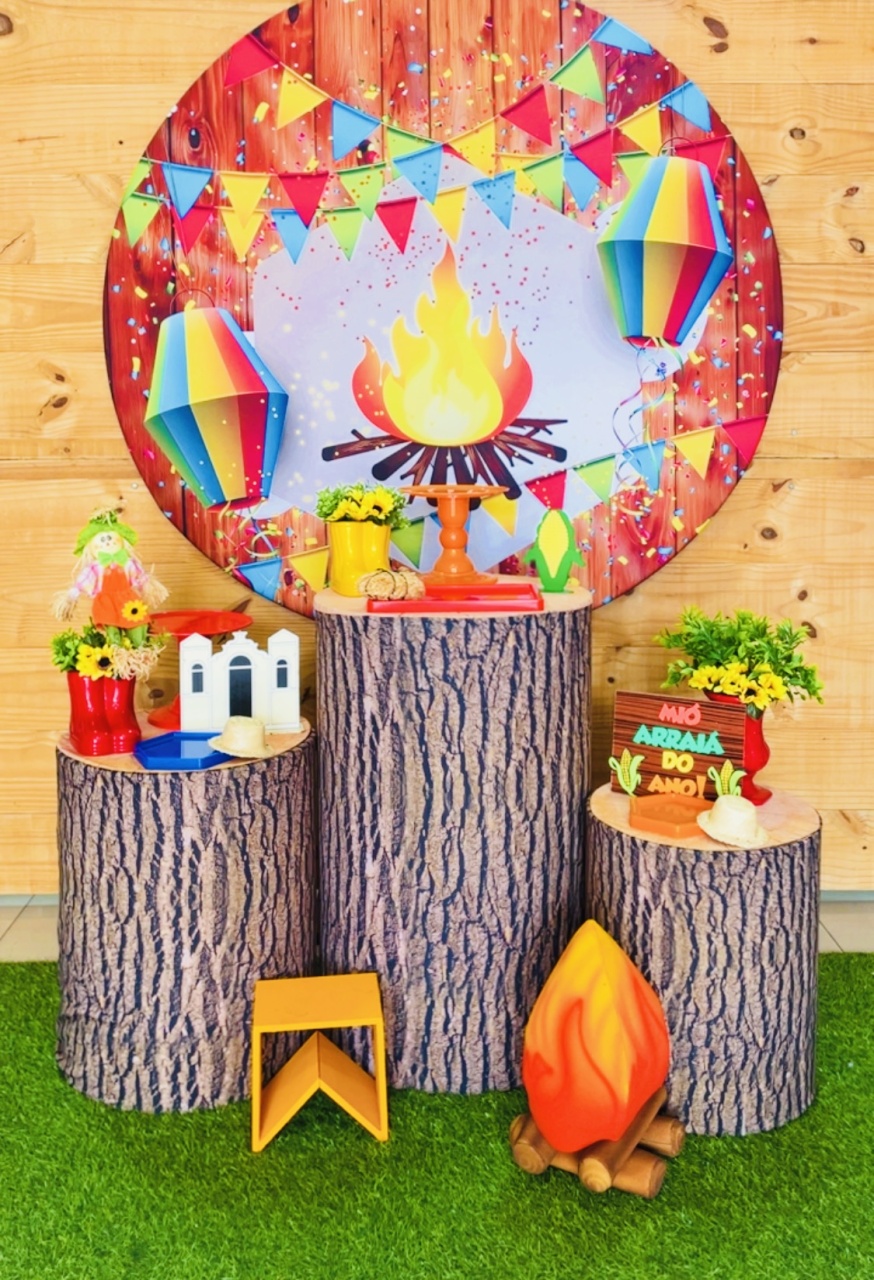 Kit Festa Junina Fogueira - Comemore com encanto