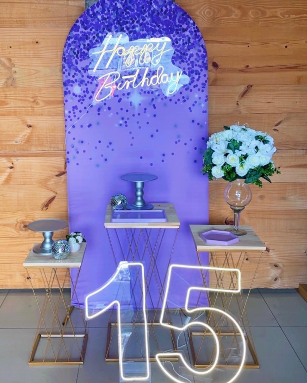 Kit Lilas 15 Anos - Comemore com encanto