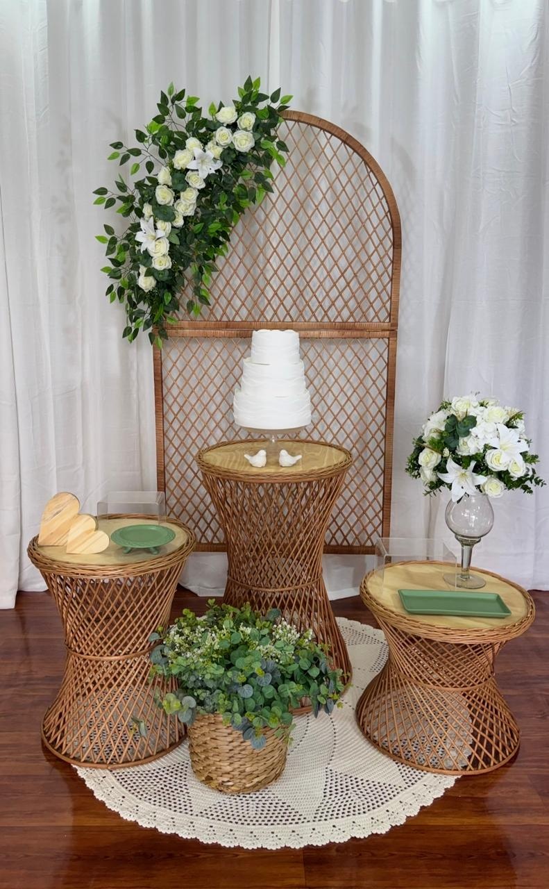 Kit Casamento Trio Vime Verde - Comemore com encanto