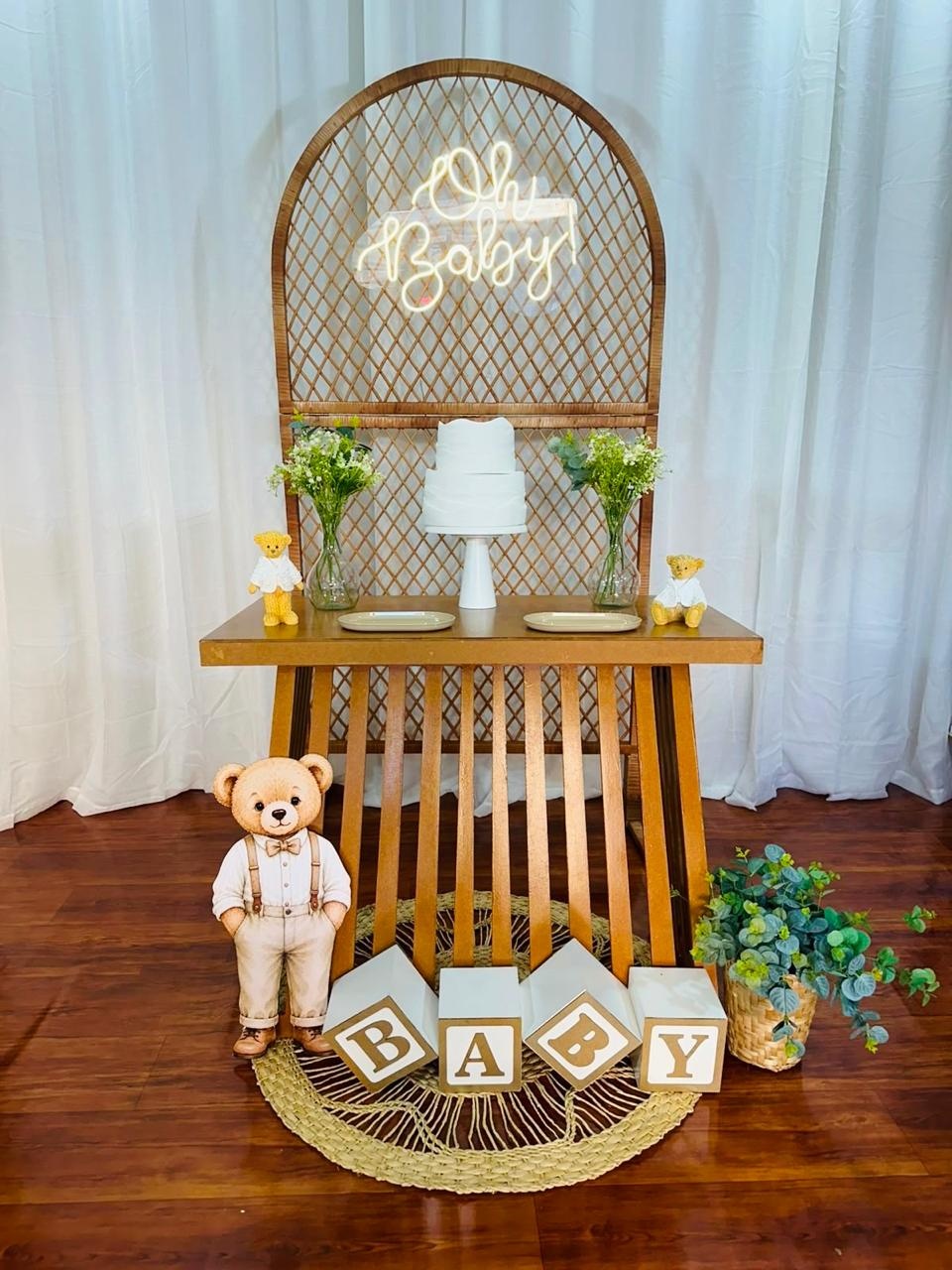 Kit Cha de Menino Ursinho Nude Clean - Comemore com encanto