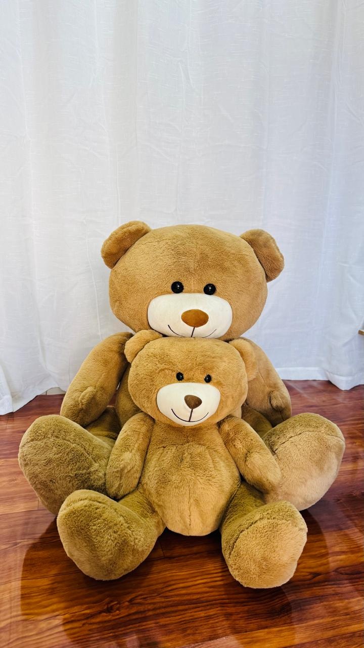 Pelucia Ursinho Marrom G/M - Comemore com encanto