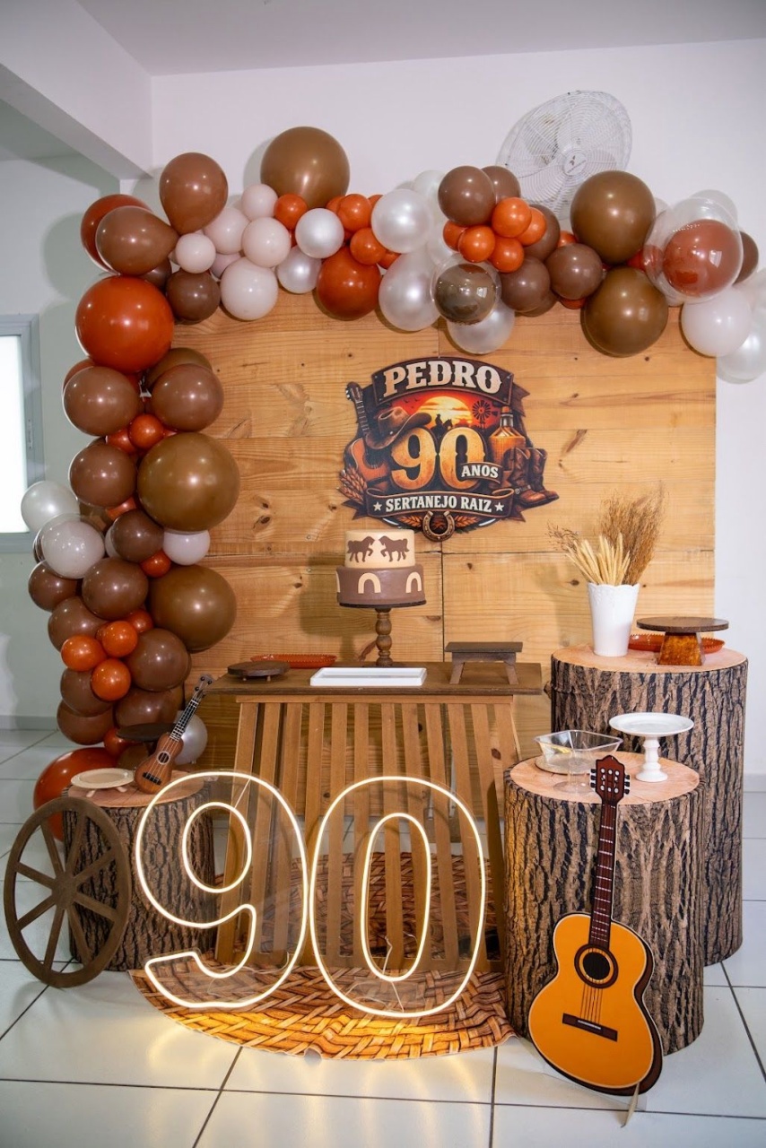 Kit Country Personalizado Com Balao - Comemore com encanto