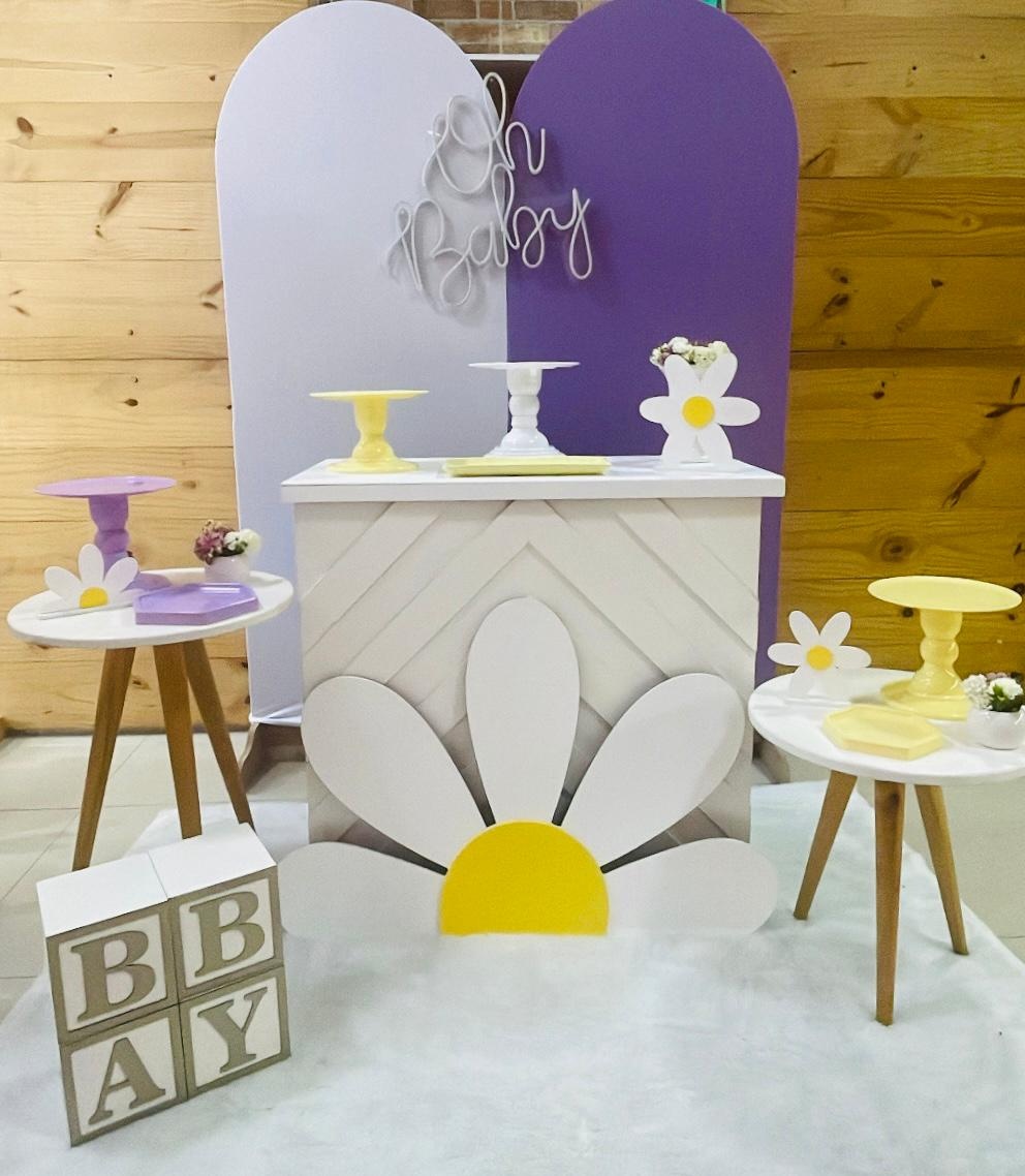 Kit Lilas Margarida Oh Baby - Comemore com encanto
