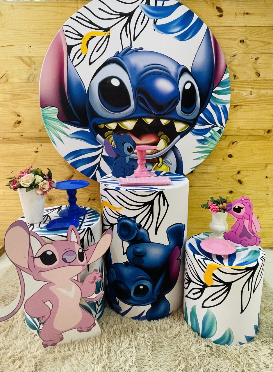 Kit Stitch E Angel 1 - Comemore com encanto