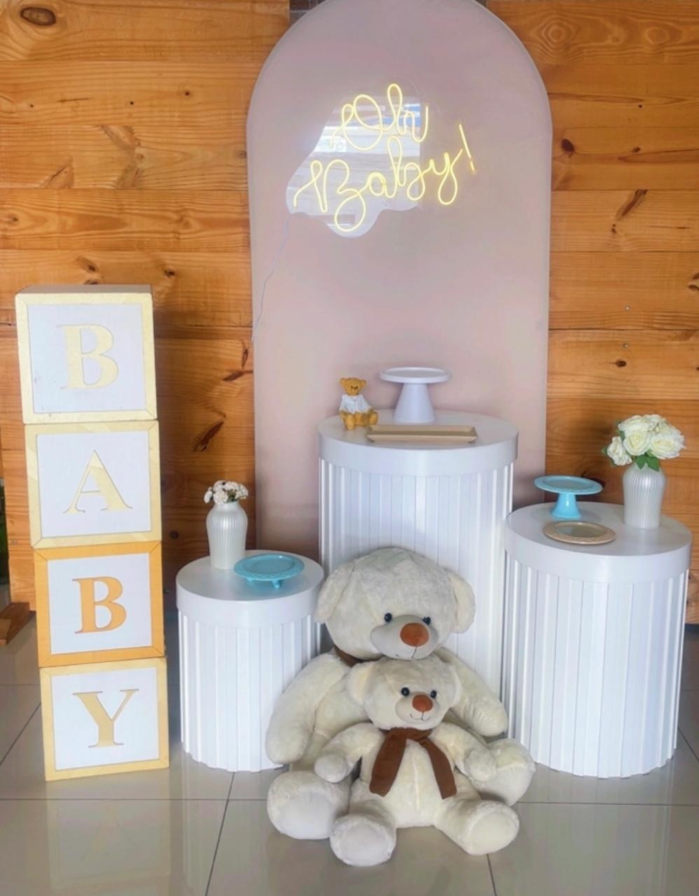 Kit Cha de Bebe Azul Oh Baby - Comemore com encanto