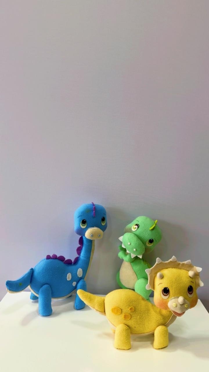 Kit Dino Baby 3 - Comemore com encanto