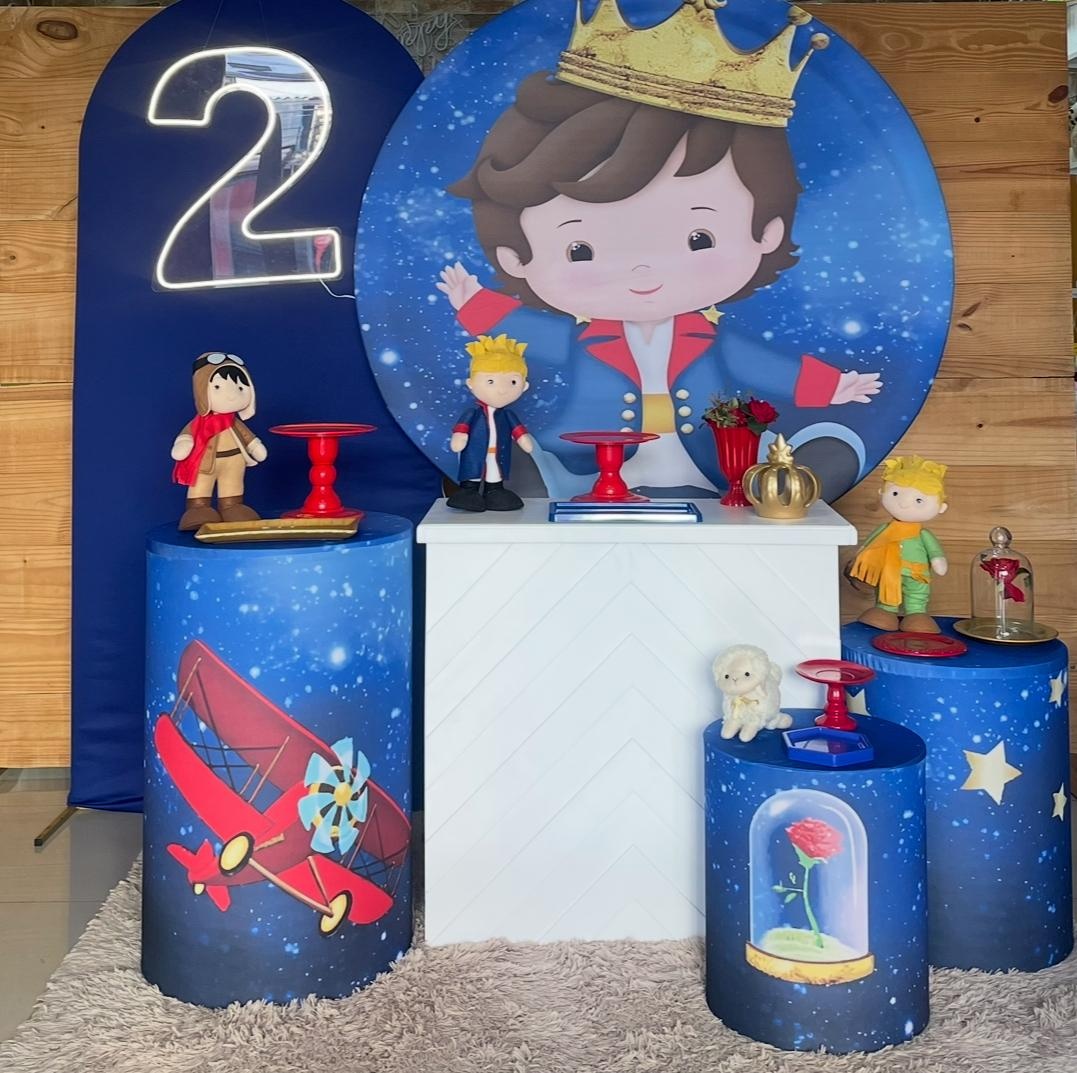 Kit Pequeno Principe Mesa/Painel /Led - Comemore com encanto