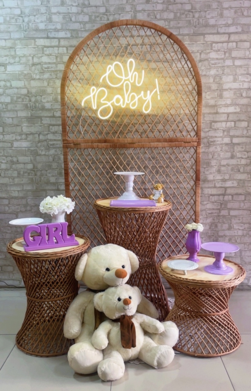 Kit Vime Chá de Bebê Lilás 1 - Comemore com encanto