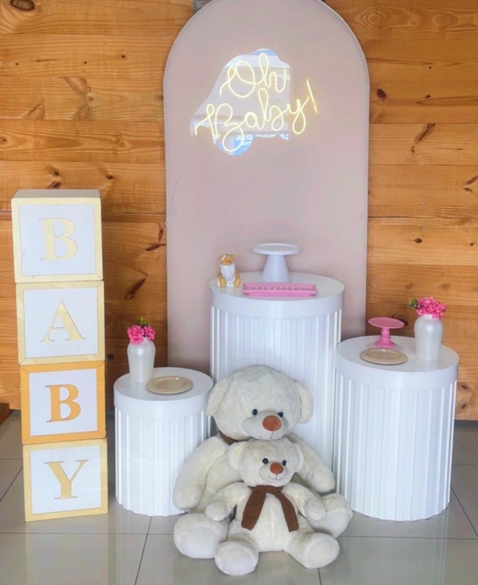 Kit Cha de Bebe Oh Baby Rosa - Comemore com encanto