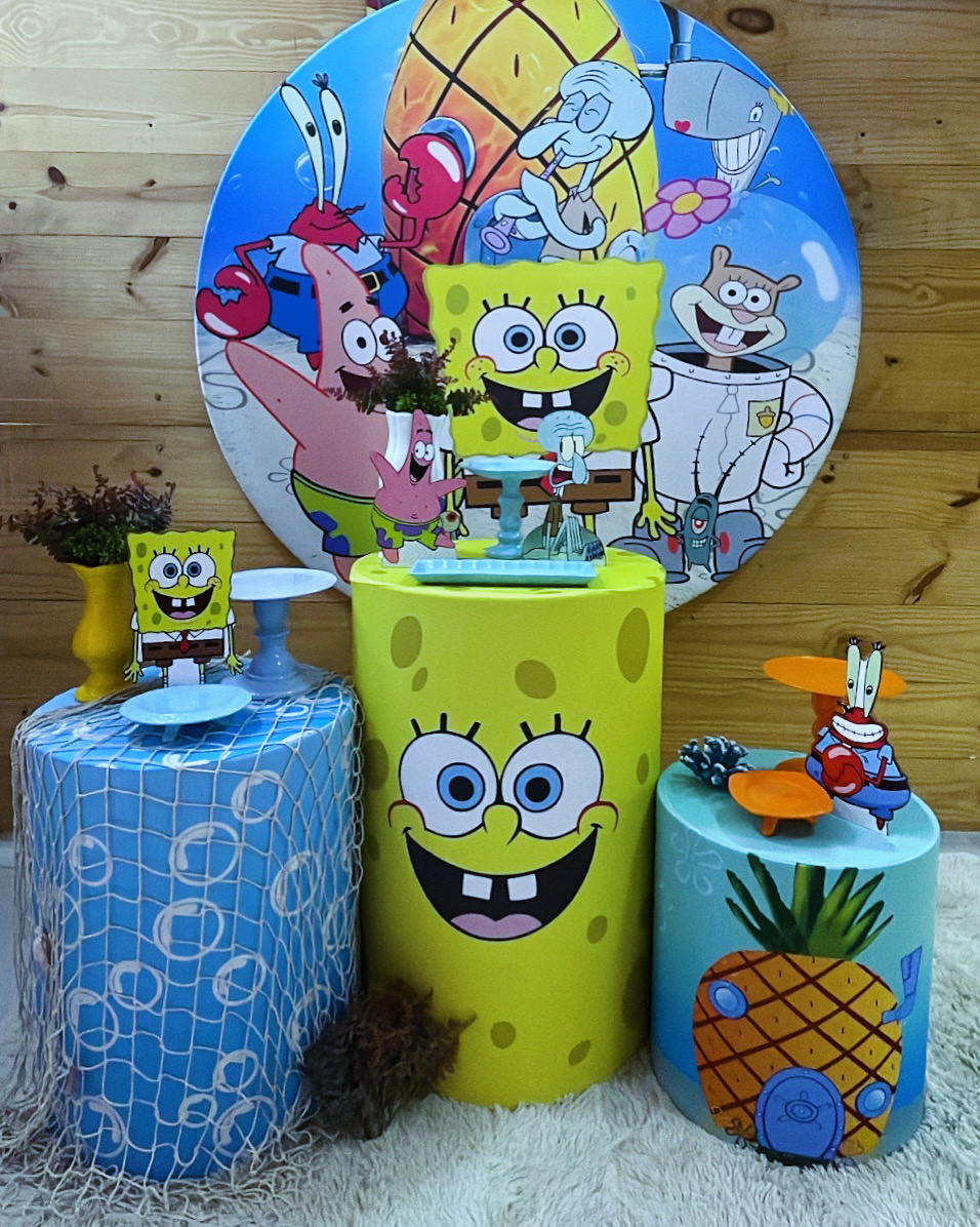Kit Bob Esponja 1 - Comemore com encanto