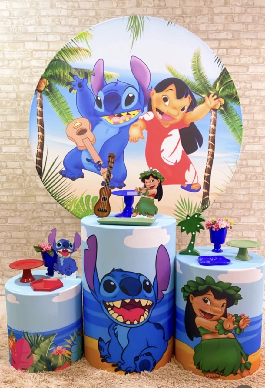 Kit Stitch Praia 1 - Comemore com encanto