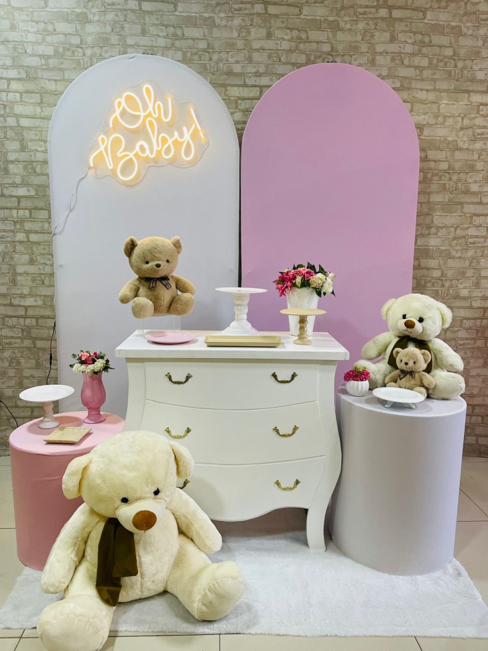 Kit Cha de Bebê Rosa - Comemore com encanto