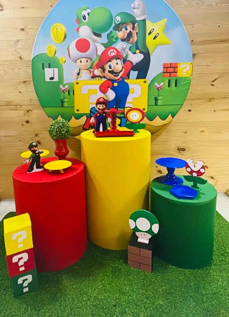Kit Mario Liso 1 - Comemore com encanto