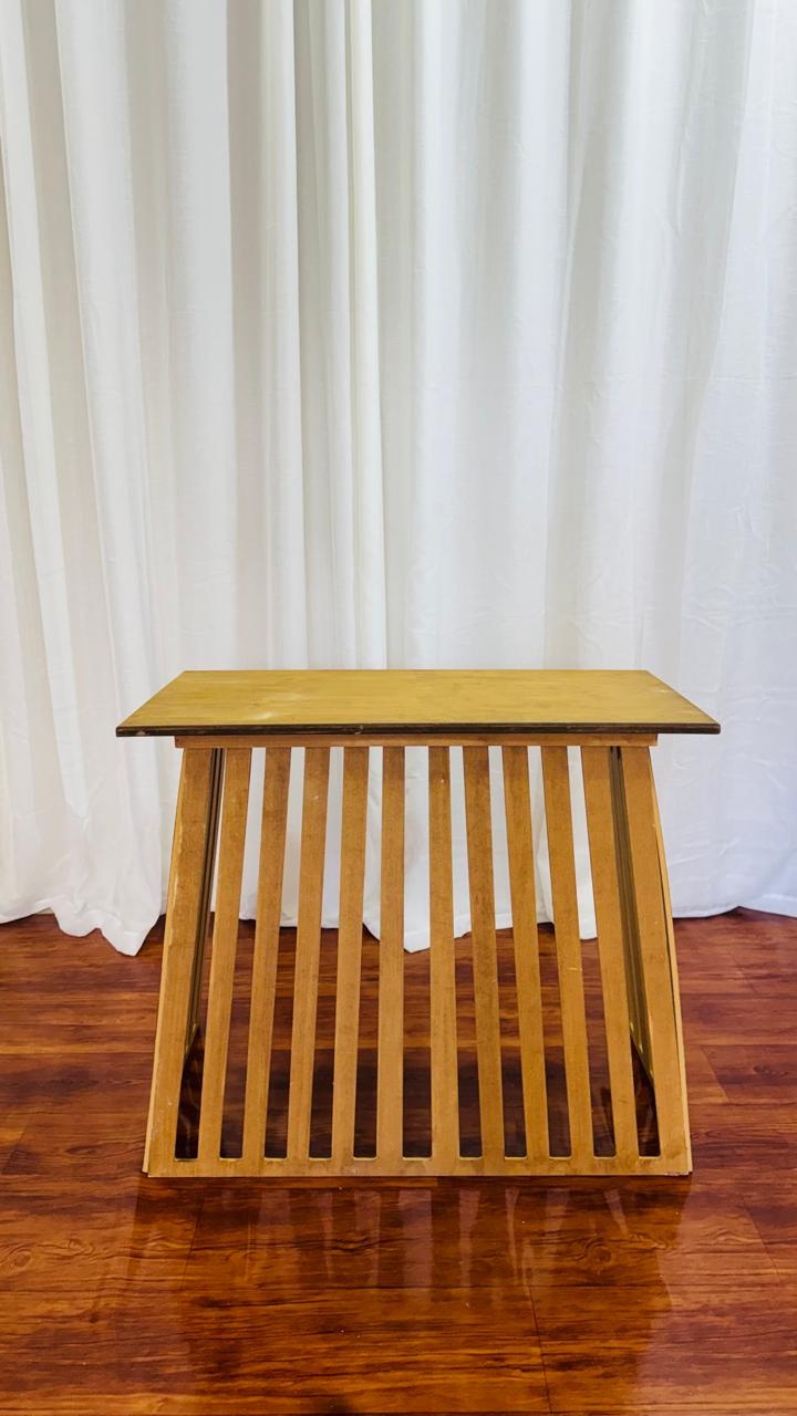 Mesa Ripada Rustica - Comemore com encanto