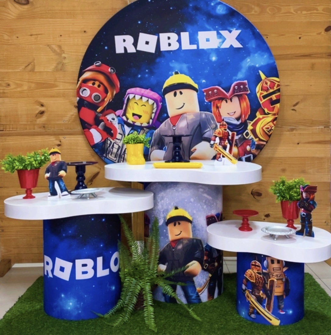 Kit Roblox Novo Tampo 1 - Comemore com encanto
