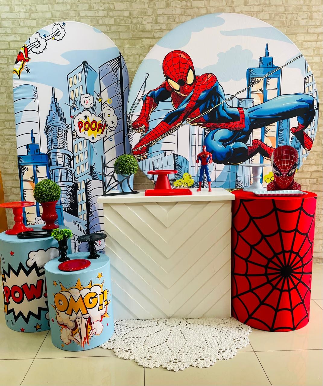 Kit Homem Aranha Azul Completp - Comemore com encanto
