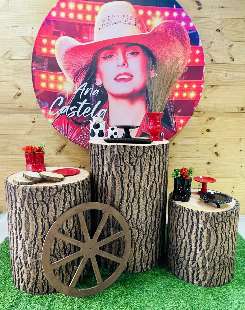 Kit Ana Castela Vermelho Tronco - Comemore com encanto