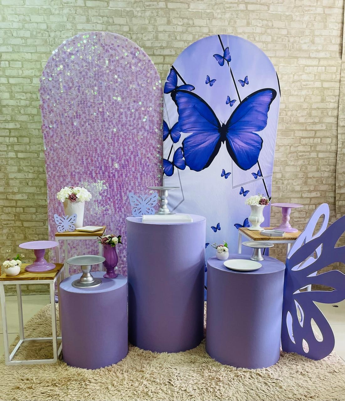 Kit Borboleta Com Glitter - Comemore com encanto