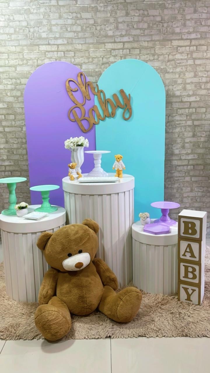 Kit Cha de B Ebe Ursinho Marrom - Comemore com encanto