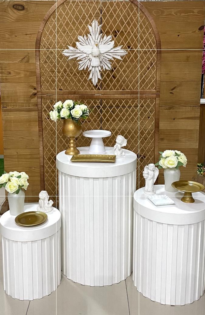 Kit Batizado Vime Com Espirito Santo - Comemore com encanto