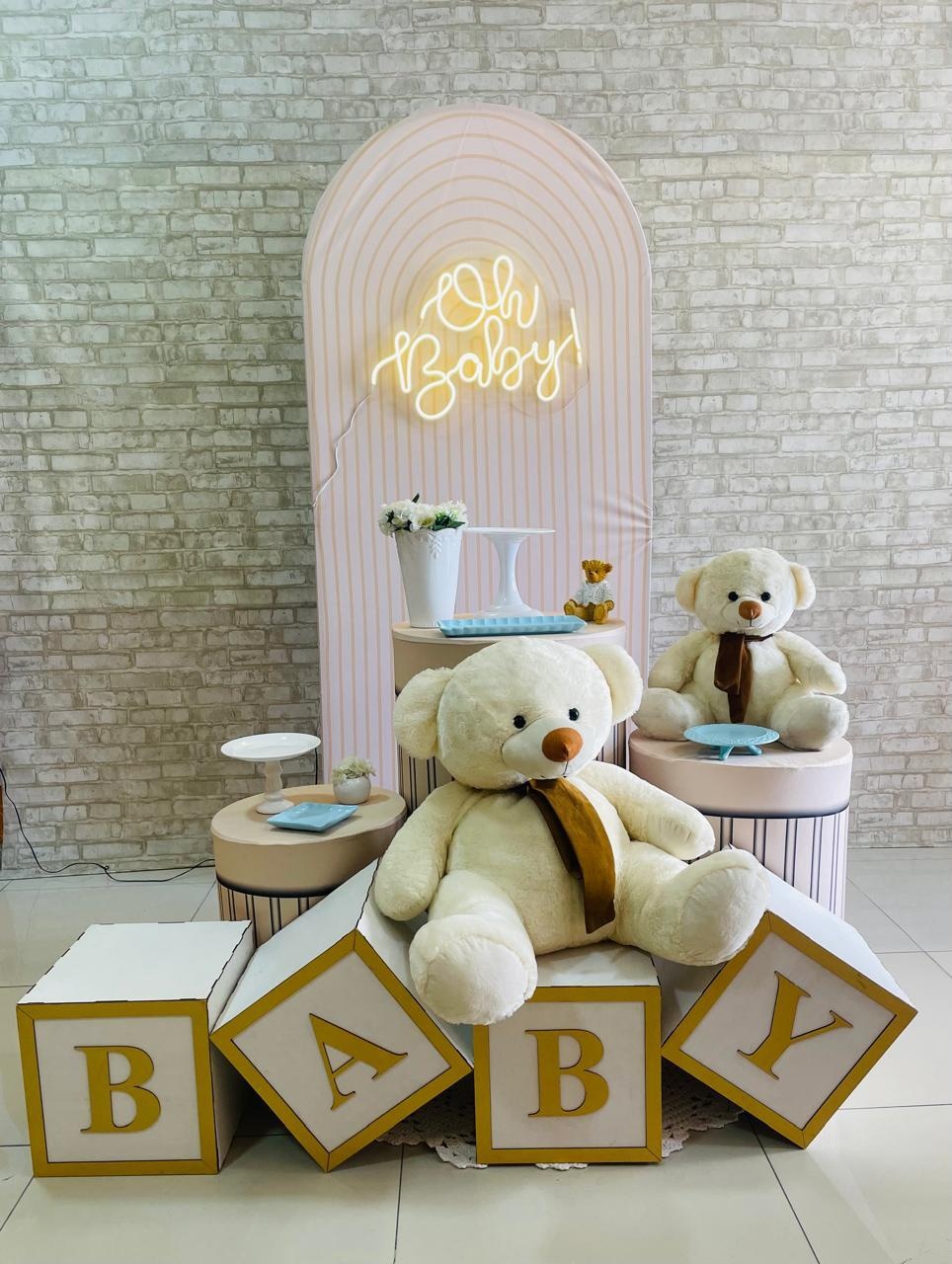 Kit Cha de Bebe Azul Baby - Comemore com encanto