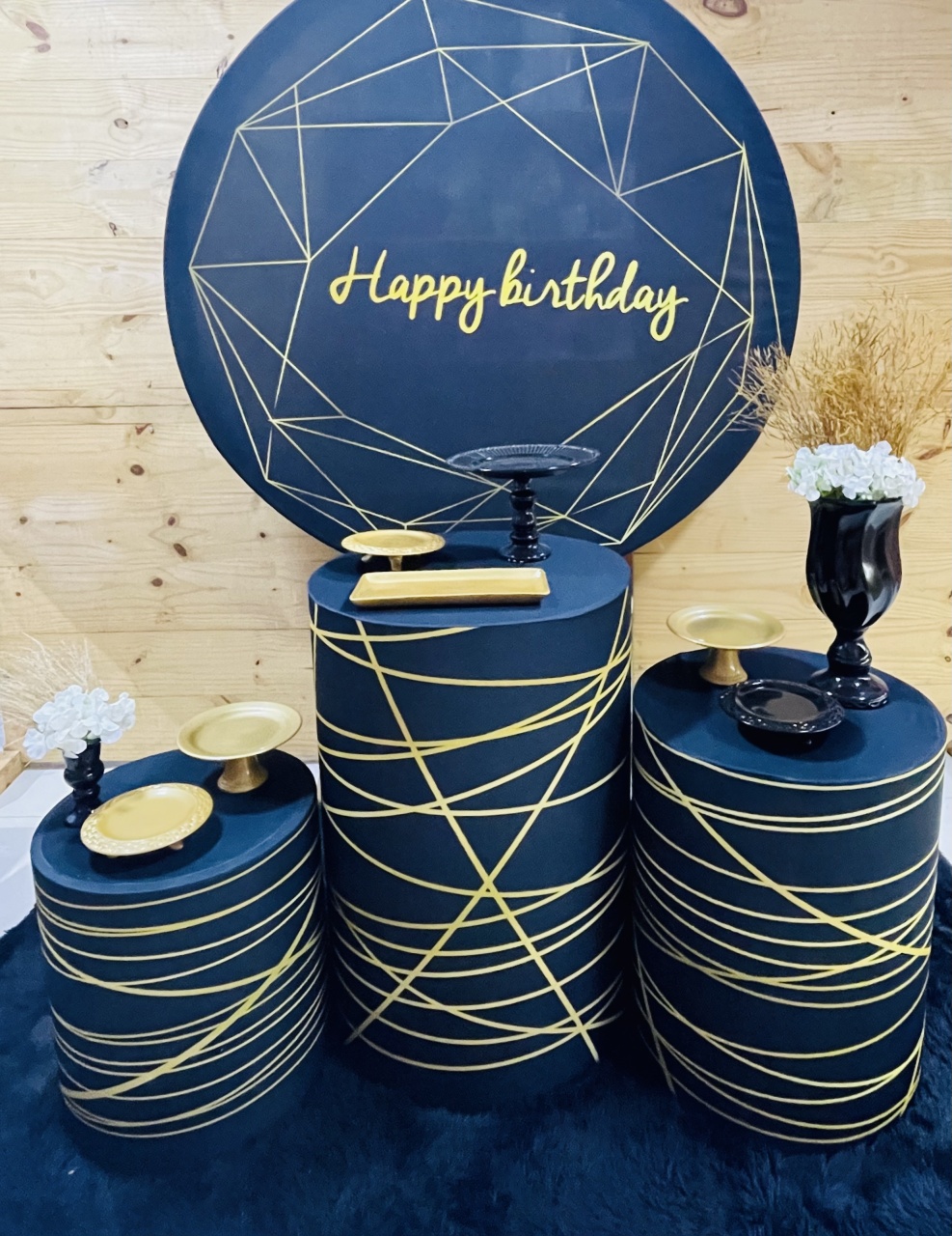 Kit Preto E Dourado - Comemore com encanto