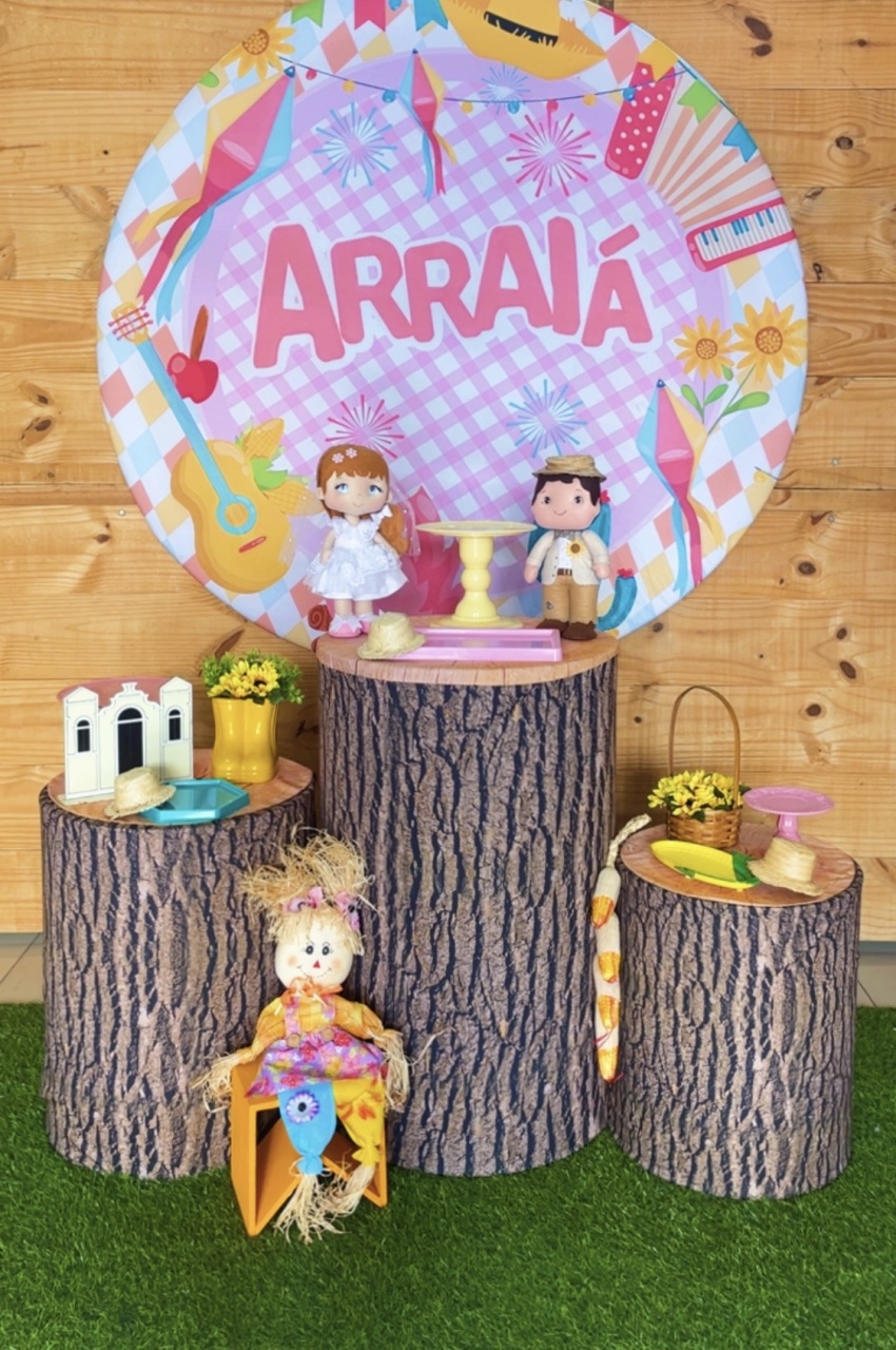 Kit Festa Junina Rosa 1 - Comemore com encanto