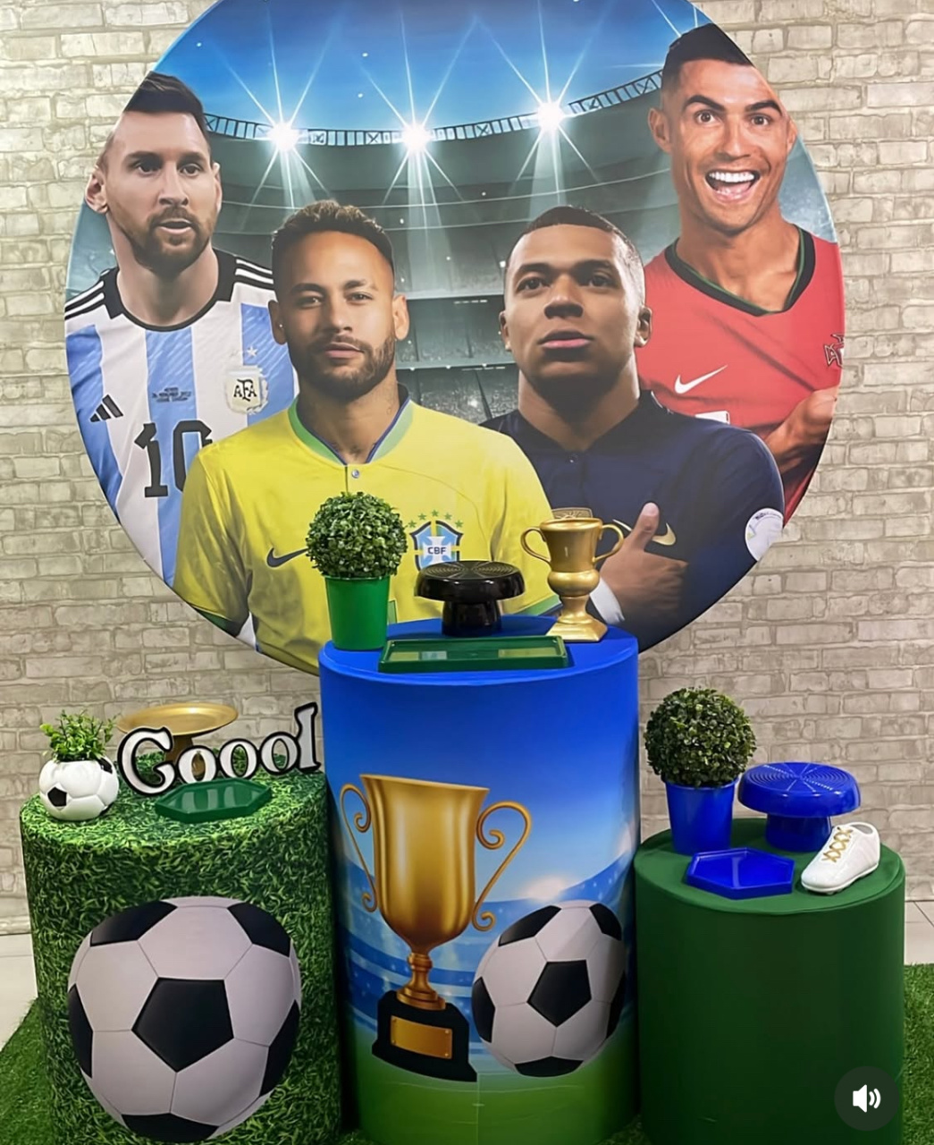 Kit Futebol Jogadores  - Comemore com encanto