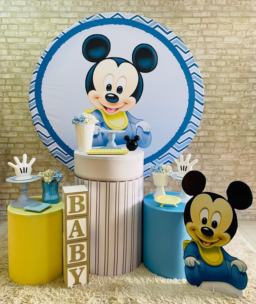 Kit Mickey Baby 1 - Comemore com encanto
