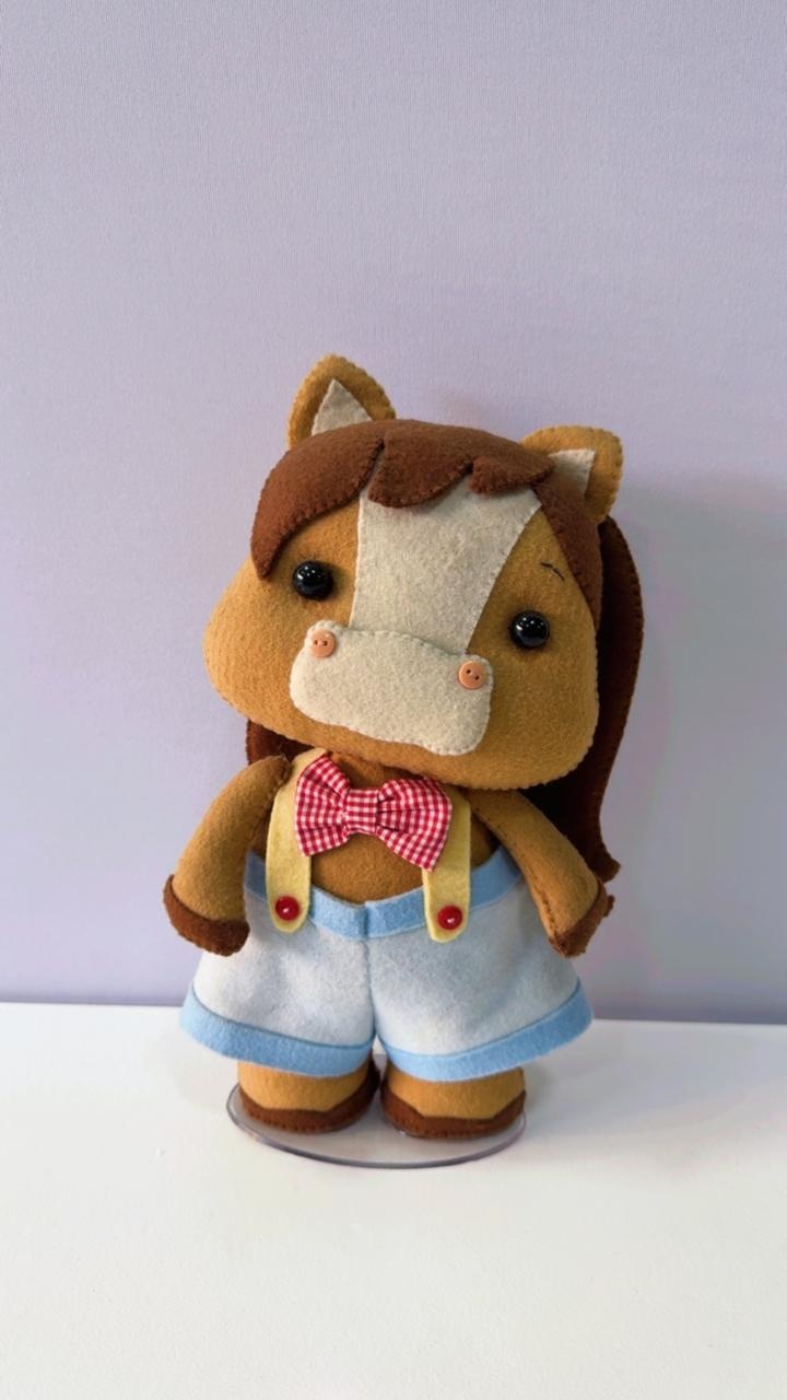 Cavalinho Feltro Mini - Comemore com encanto