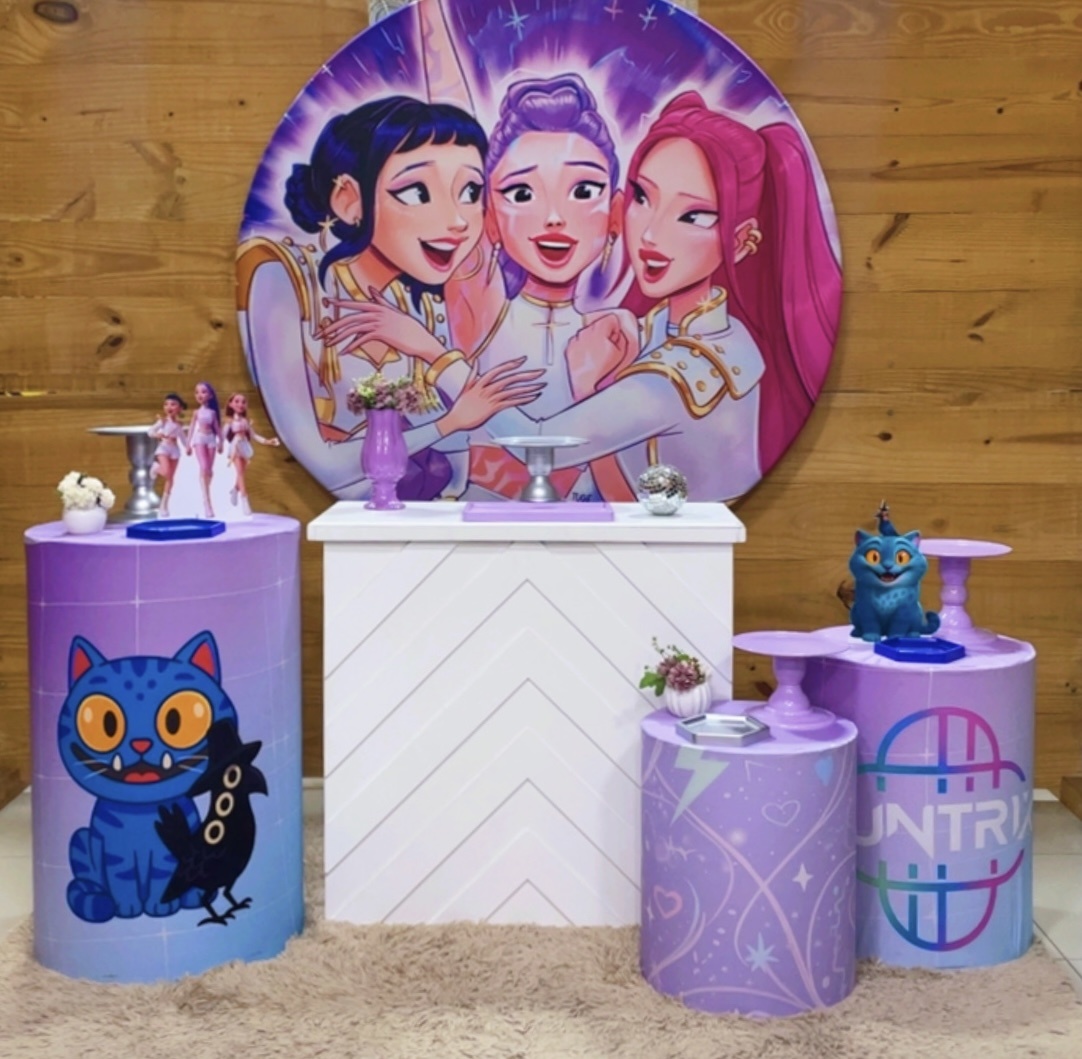 Kit Guerreiras Do K-Pop Kit 3 - Comemore com encanto