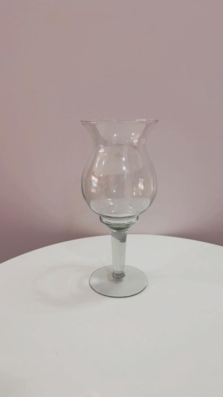 Vaso de Vidro Tulipa G - Comemore com encanto