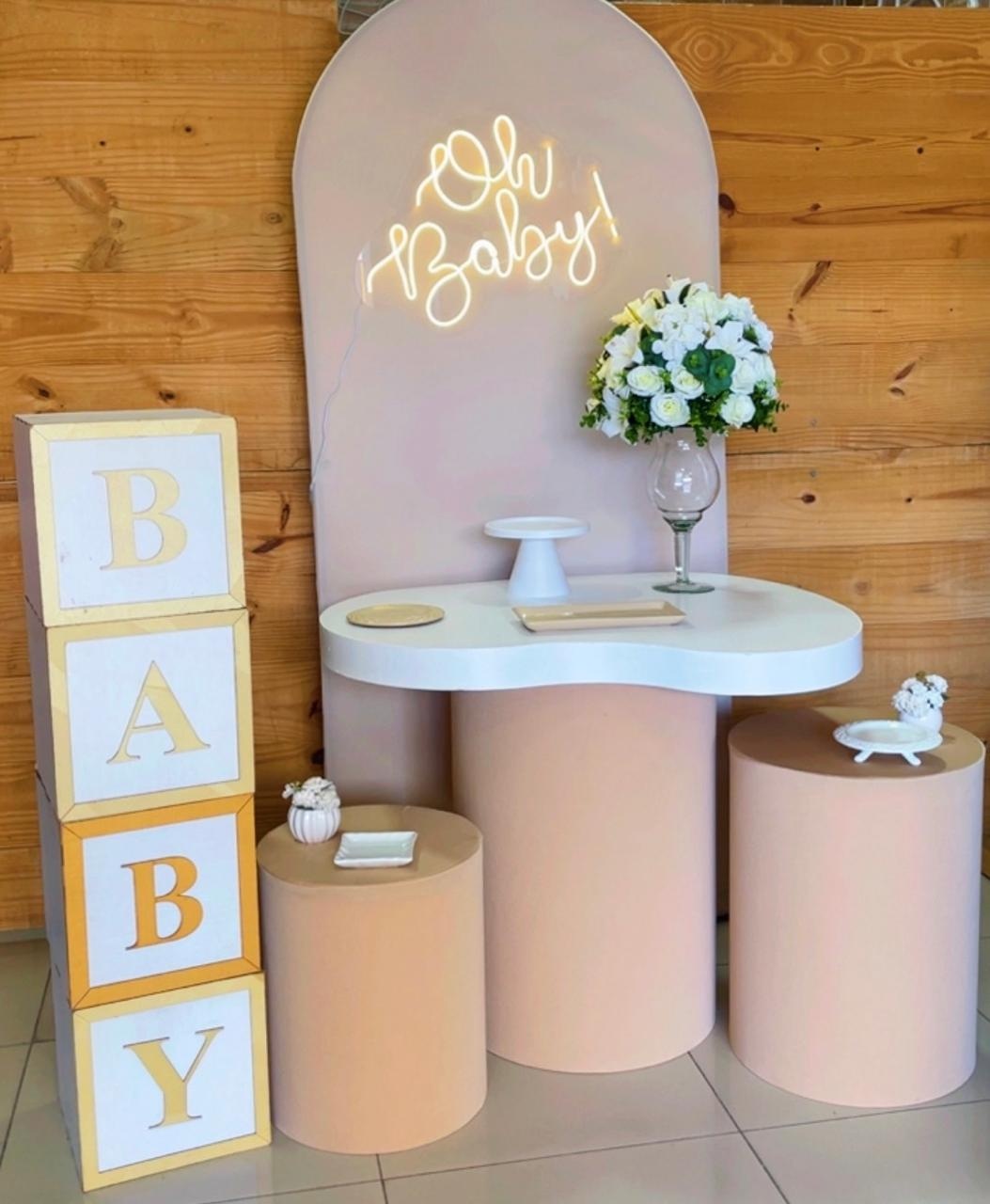 Cha de Bebe Nude Com 1 Tambo - Comemore com encanto