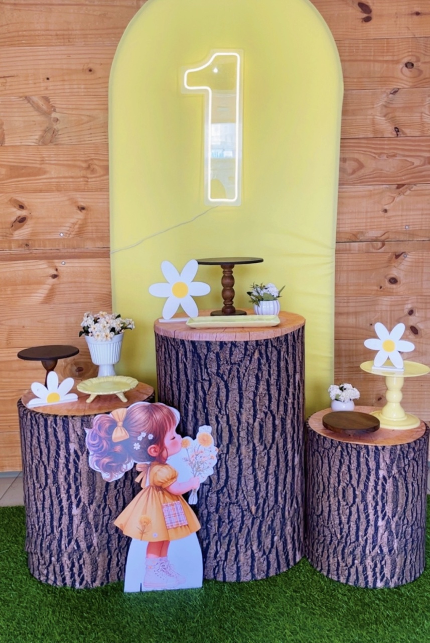 Kit Jardim Amarelo Menina - Comemore com encanto