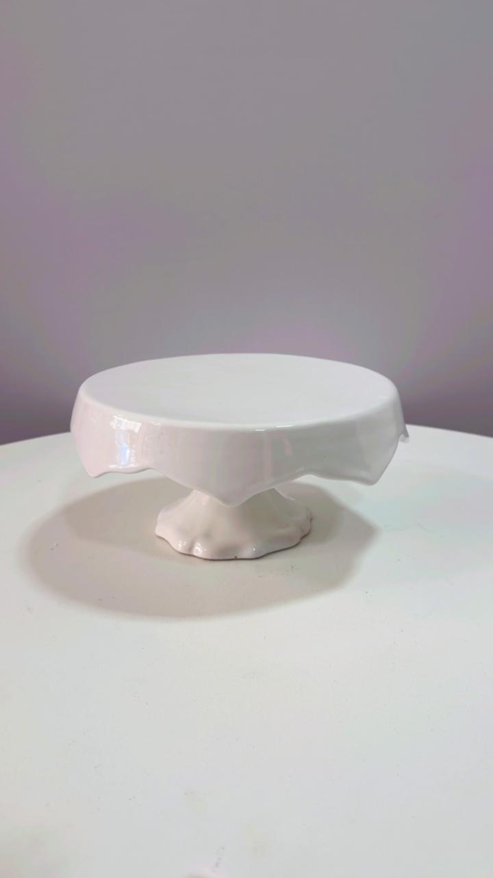 Boleira Ceramica Babado - Comemore com encanto