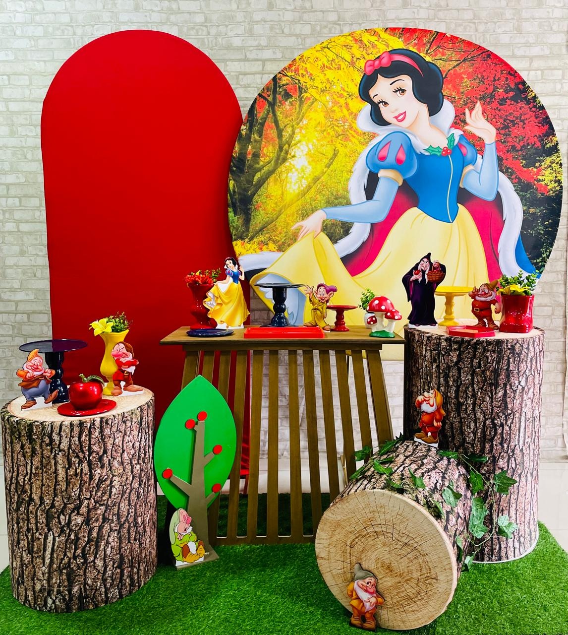 Kit Branca de Neve Romano 4 - Comemore com encanto